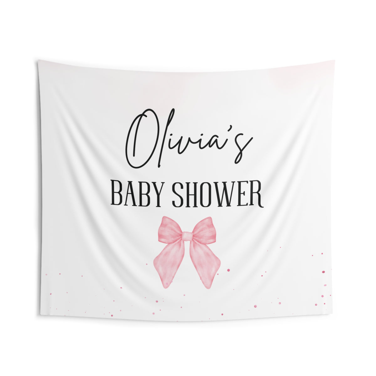 Baby shower wall tapestry baby shower photo op