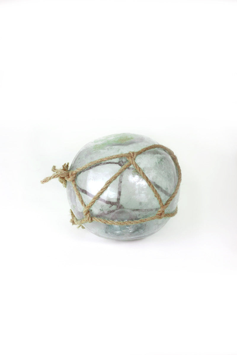 Antique Glass Float With Rope