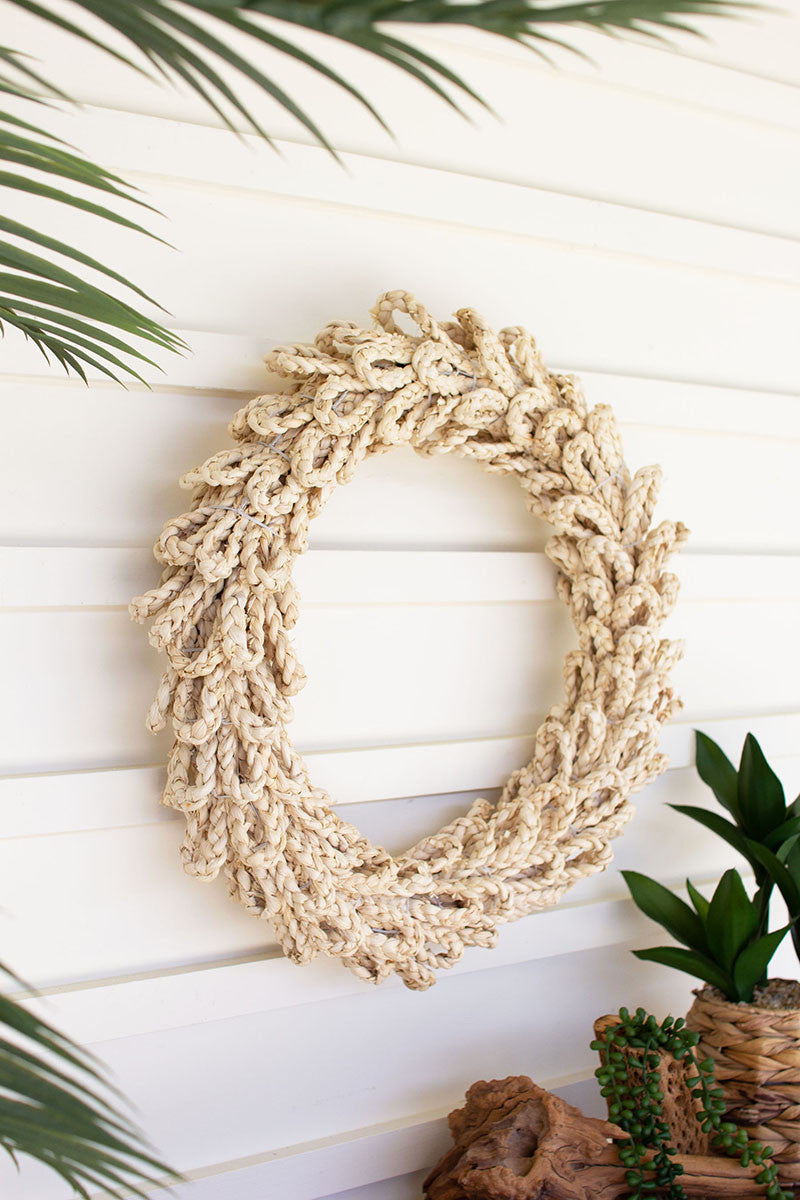 Woven Rope Wreath