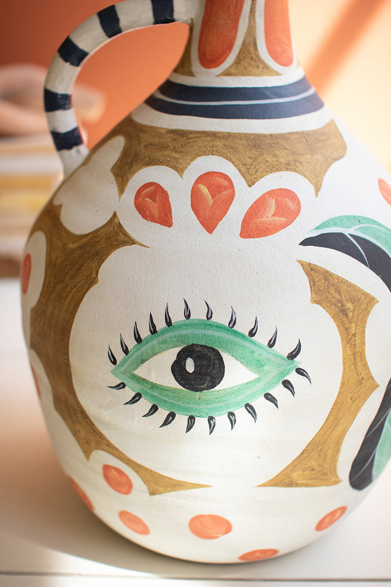 Ceramic Pitcher With Eye